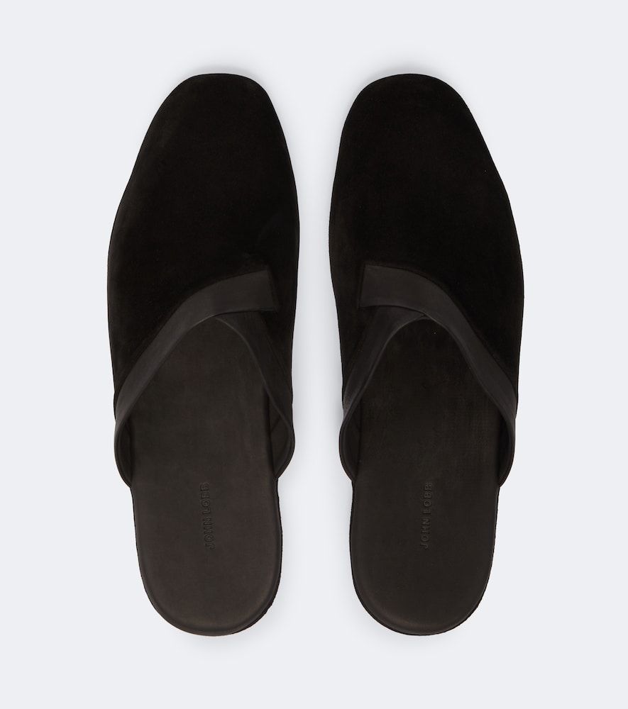 Slippers aus Veloursleder mit Leder - John Lobb - Modalova