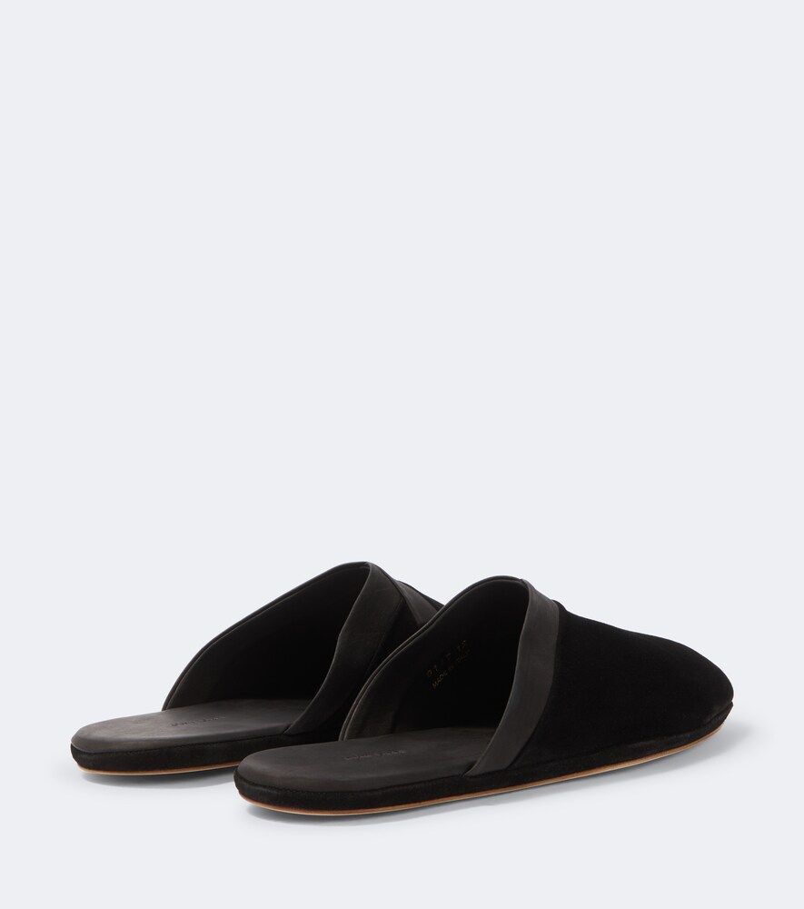 John Lobb Slippers de ante con piel - John Lobb - Modalova
