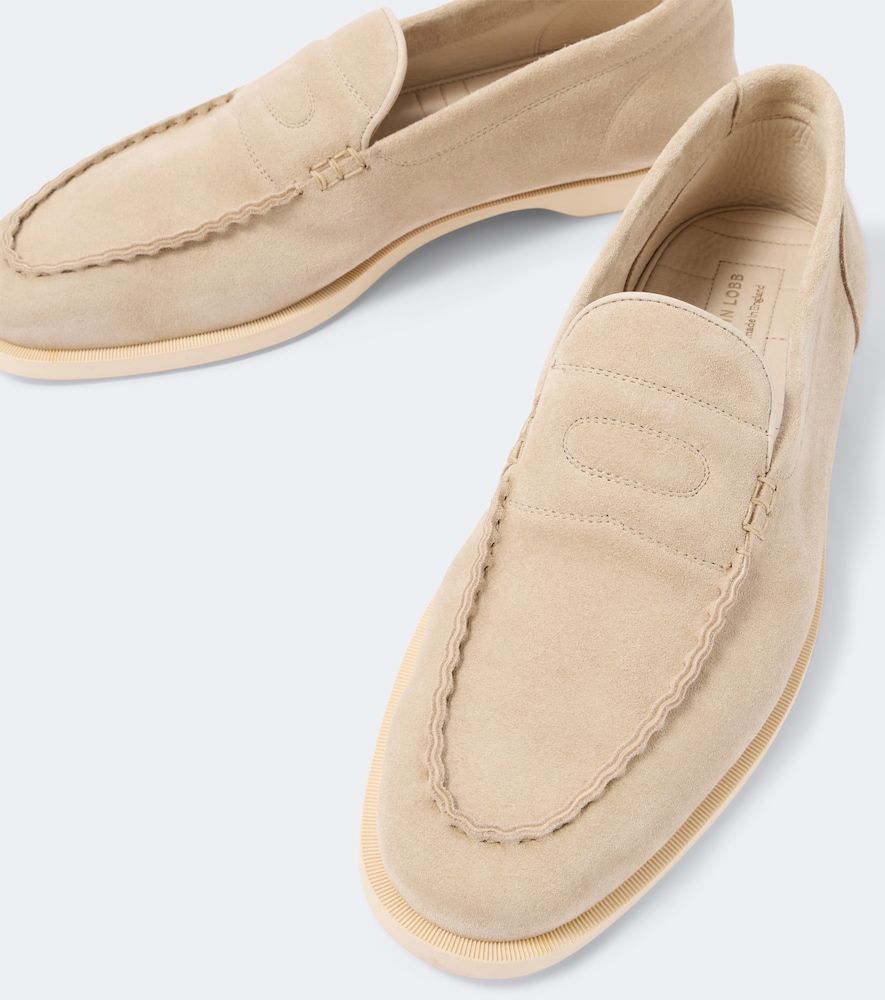 John Lobb Mocassini Pace in suede - John Lobb - Modalova