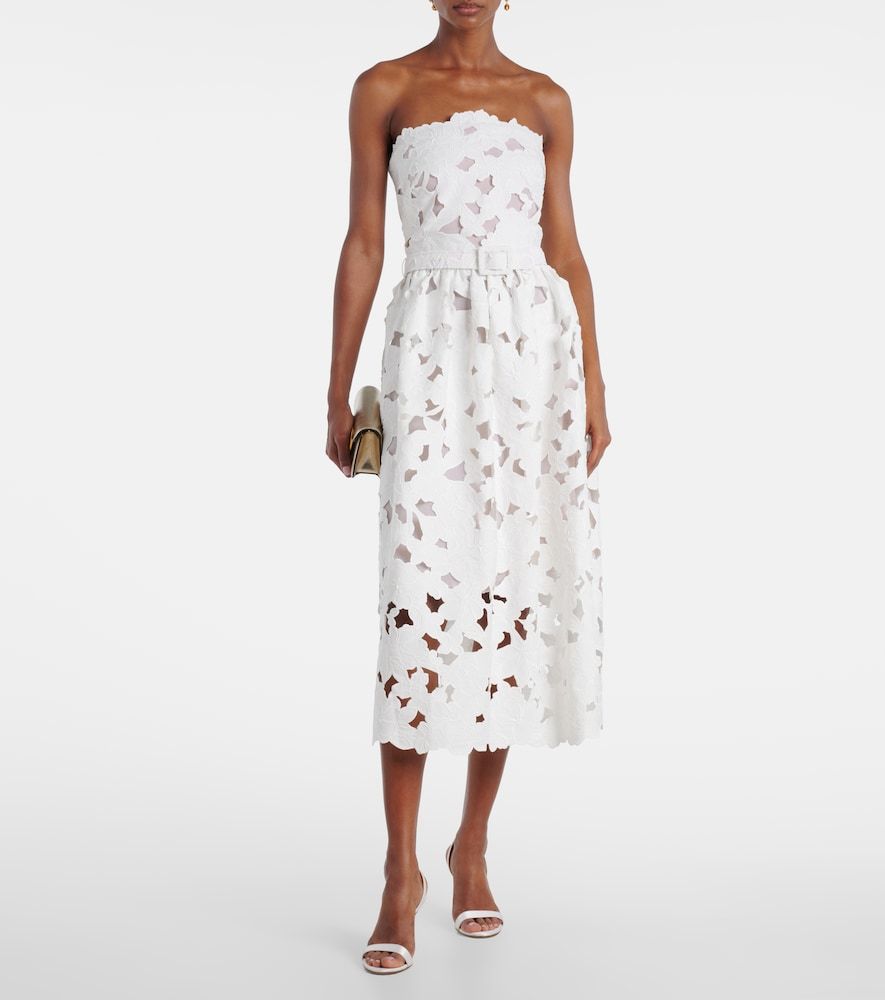 Lace bustier dress - Oscar de la Renta - Modalova