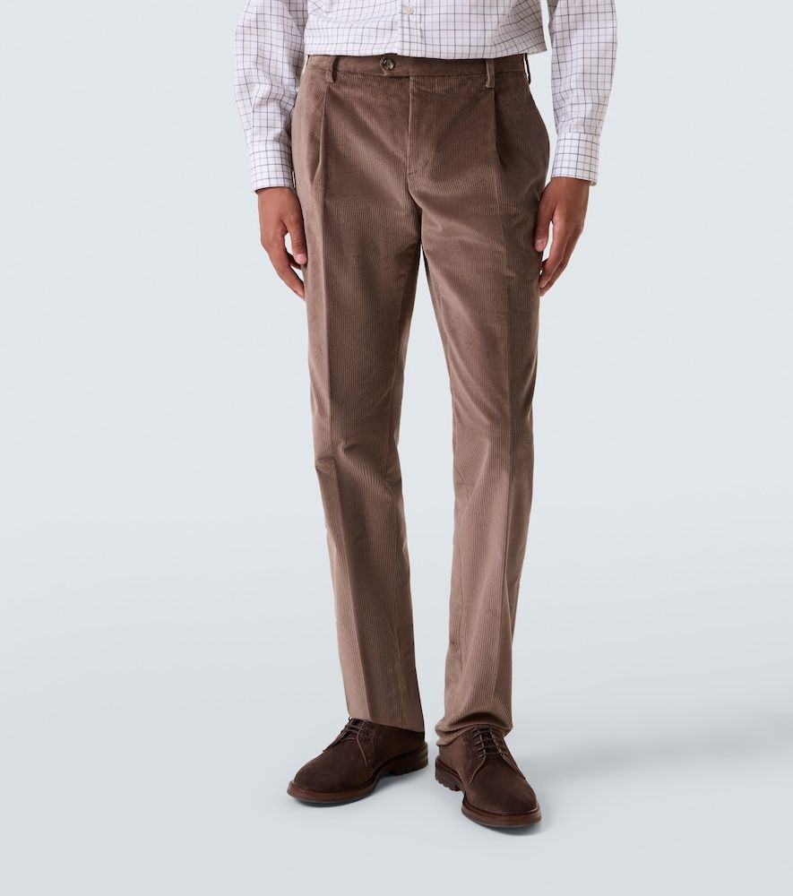 Pantalones de traje de pana de algodón - Lardini - Modalova