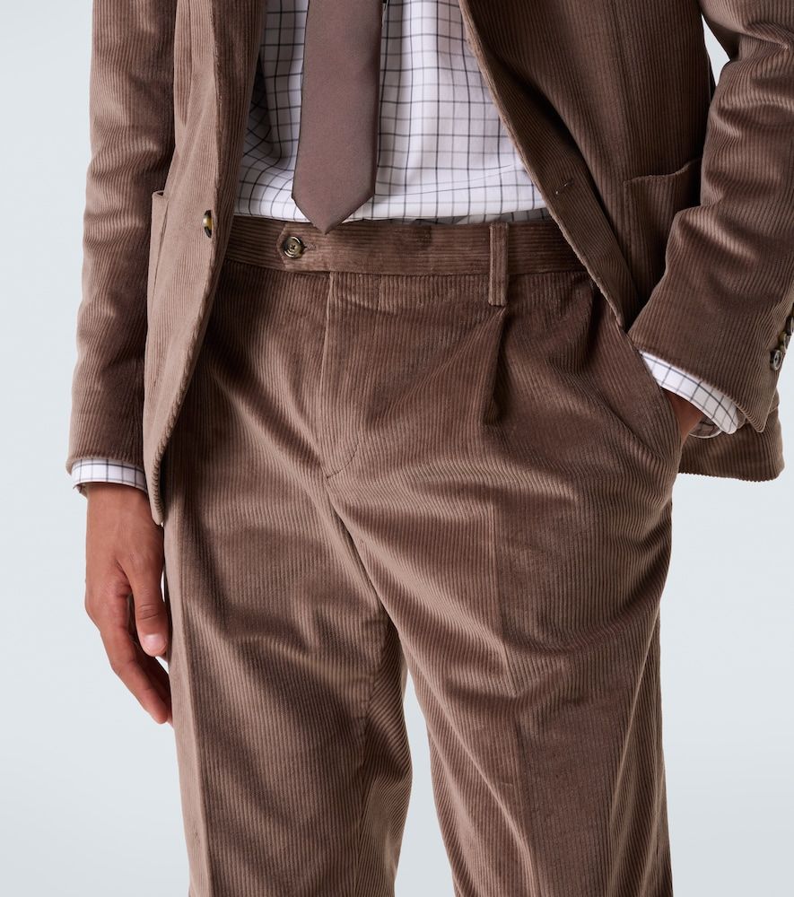 Pantalones de traje de pana de algodón - Lardini - Modalova