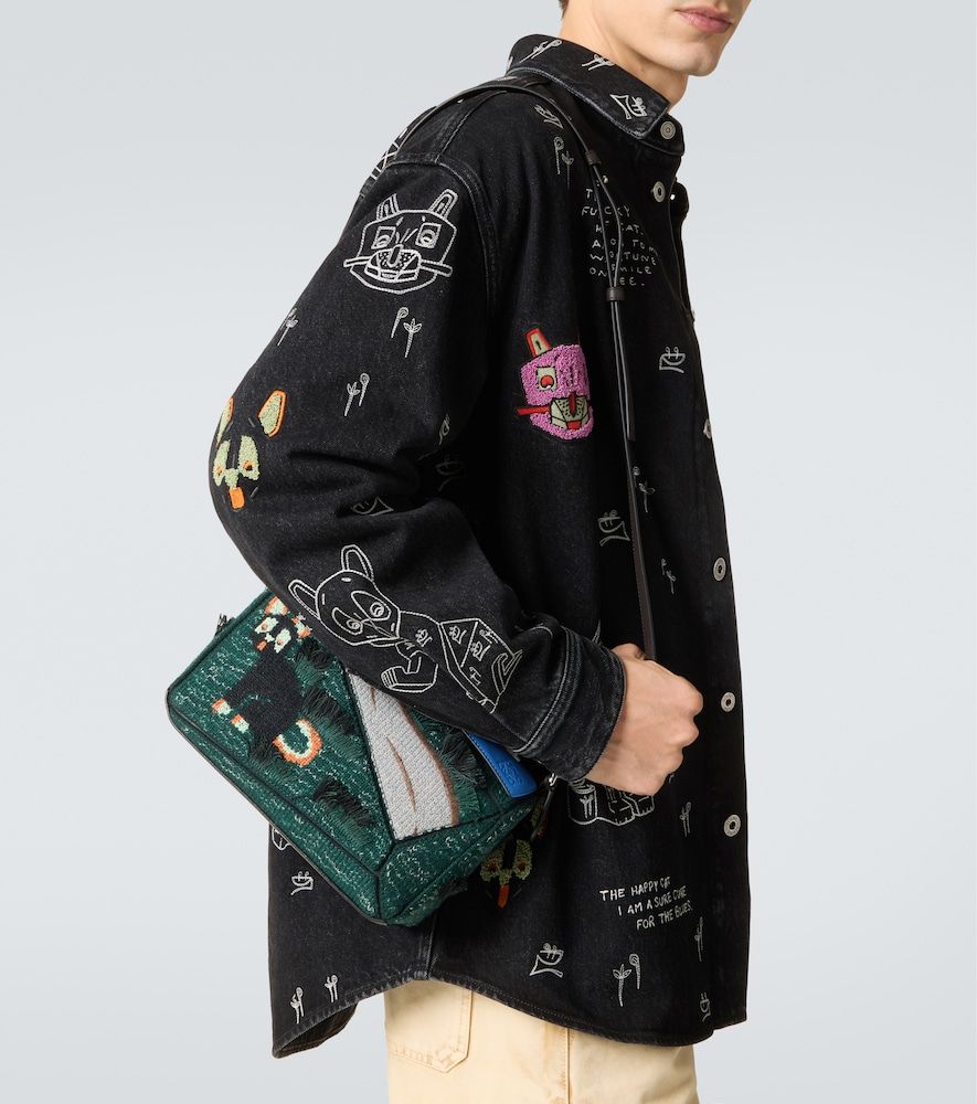 X Louis Wain bolso Futurist Cat Puzzle Small - Loewe - Modalova