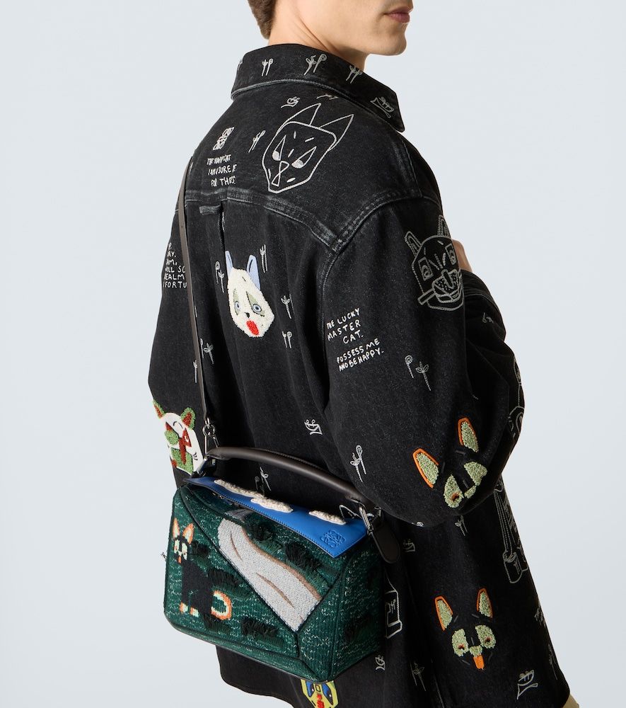 X Louis Wain bolso Futurist Cat Puzzle Small - Loewe - Modalova