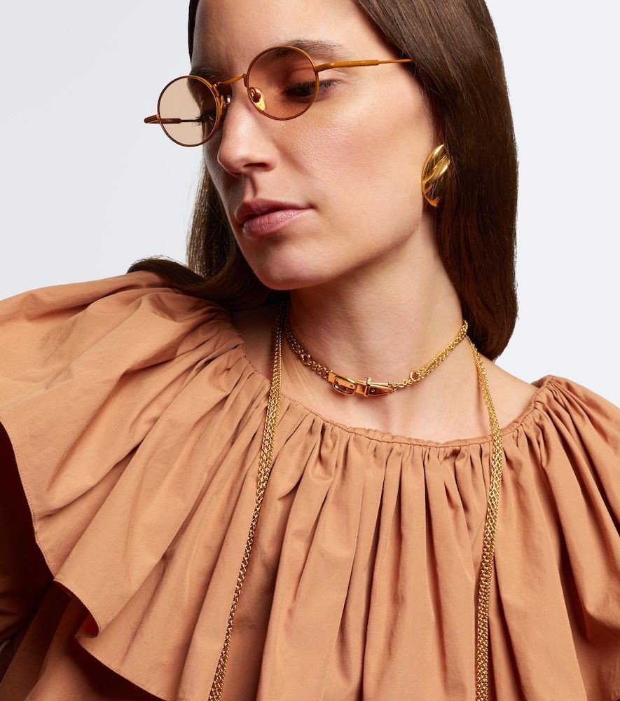 Chloé Runde Sonnenbrille - Chloe - Modalova