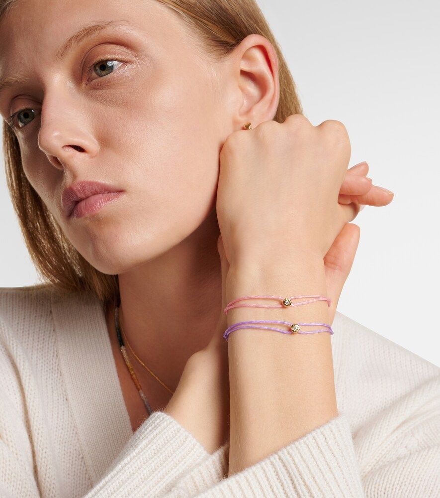 Parachute Nesting Gem 18kt gold bracelet with diamond - Octavia Elizabeth - Modalova