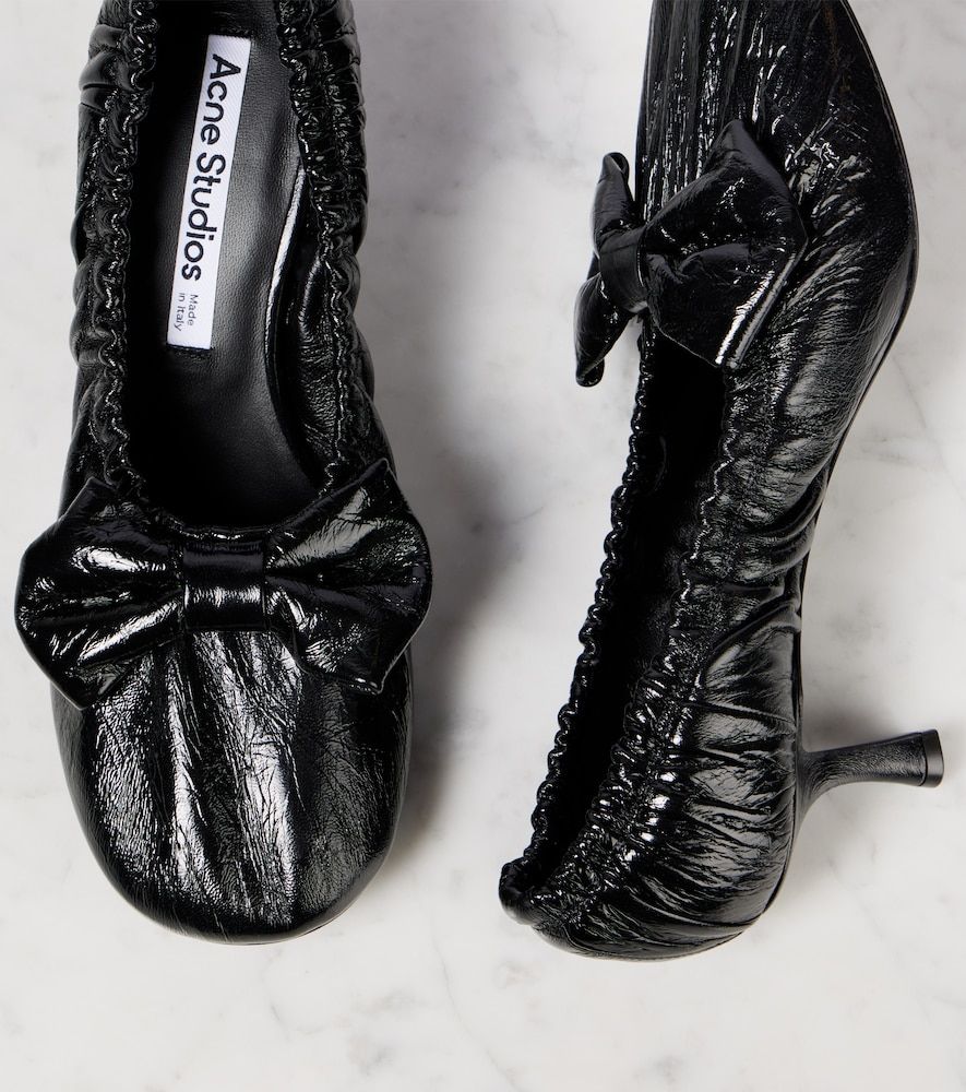 Salones de piel con lazo - Acne Studios - Modalova
