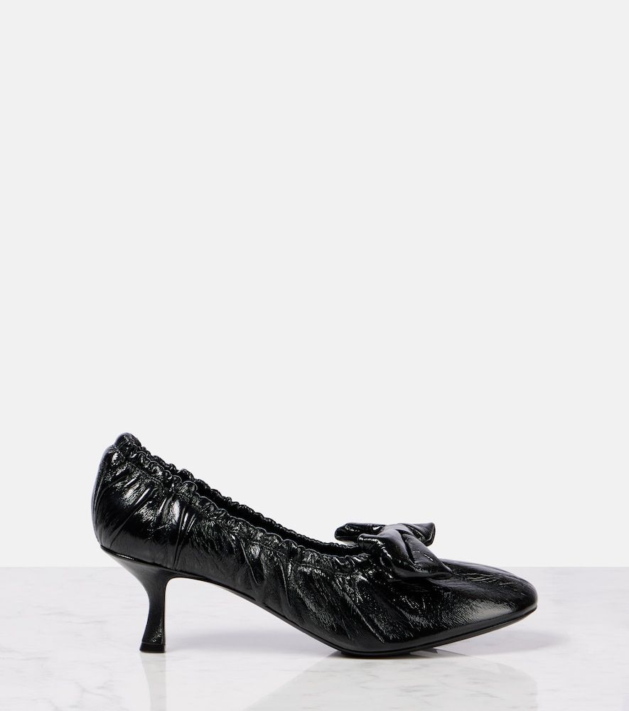 Salones de piel con lazo - Acne Studios - Modalova