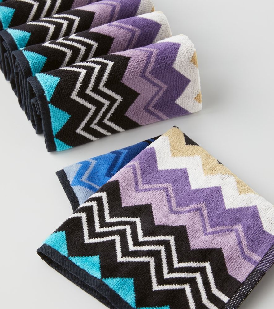 Set de 6 toallas de manos Giacomo en zigzag - Missoni - Modalova