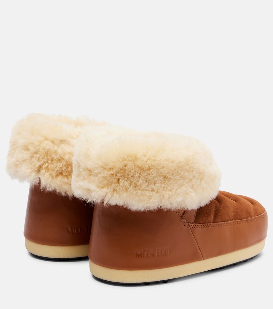 Botas de nieve Evx de piel y ante - Moon Boot - Modalova