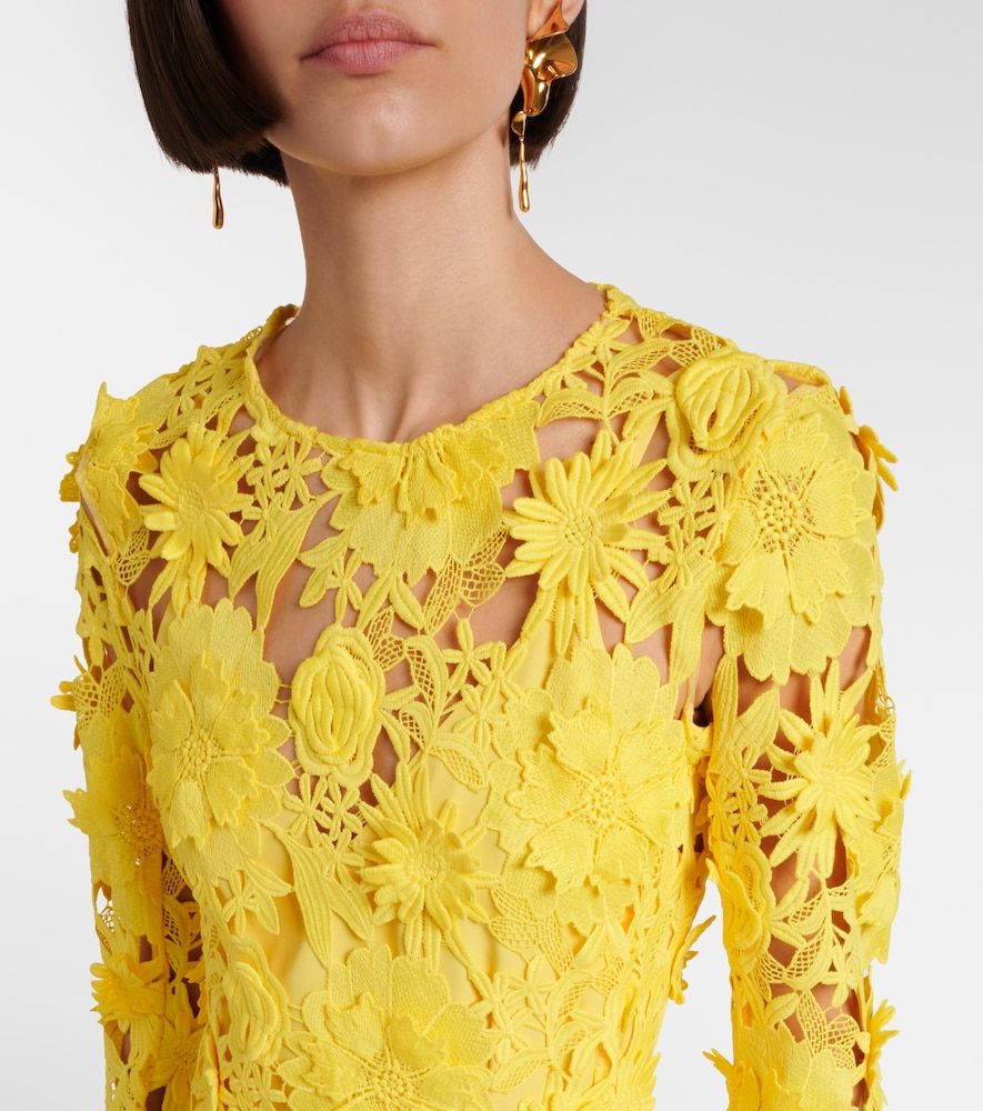 Leo Lin Suzanne lace minidress - Leo Lin - Modalova