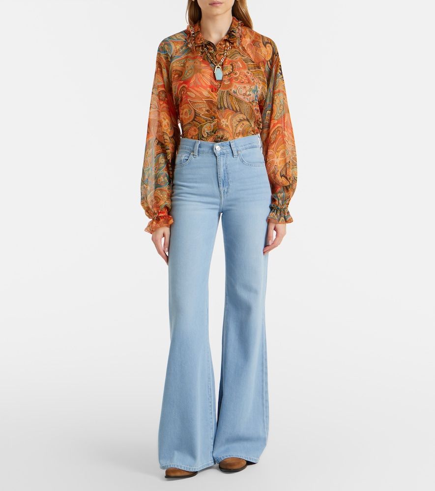 Mid-Rise Flared Jeans Retro Flare - 7 For All Mankind - Modalova