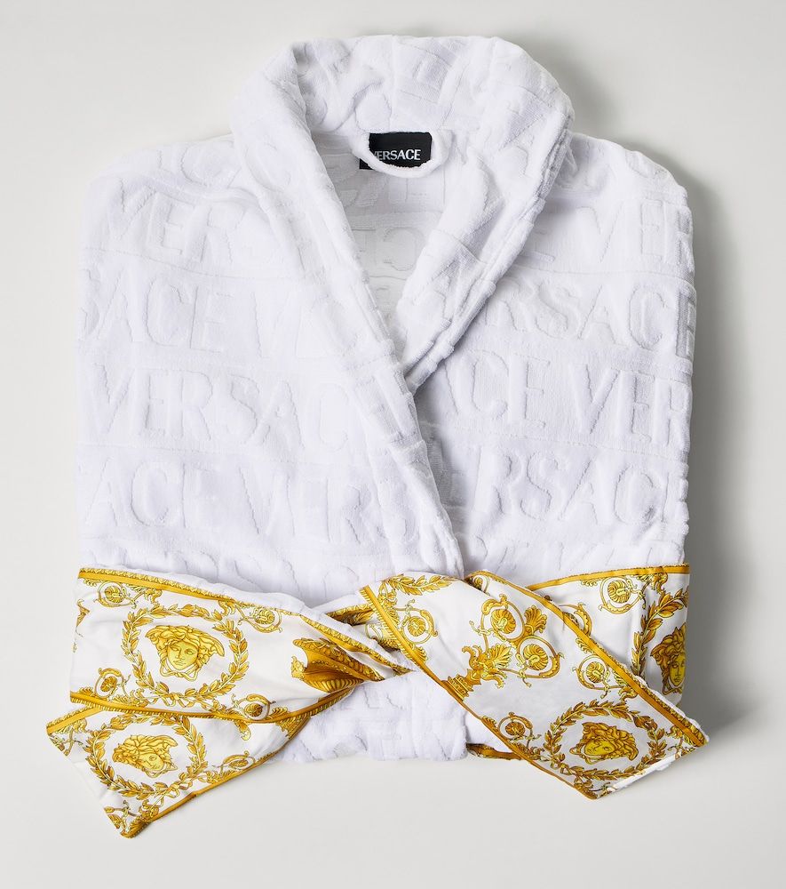 Accappatoio I Love Baroque in spugna di cotone - Versace Home - Modalova