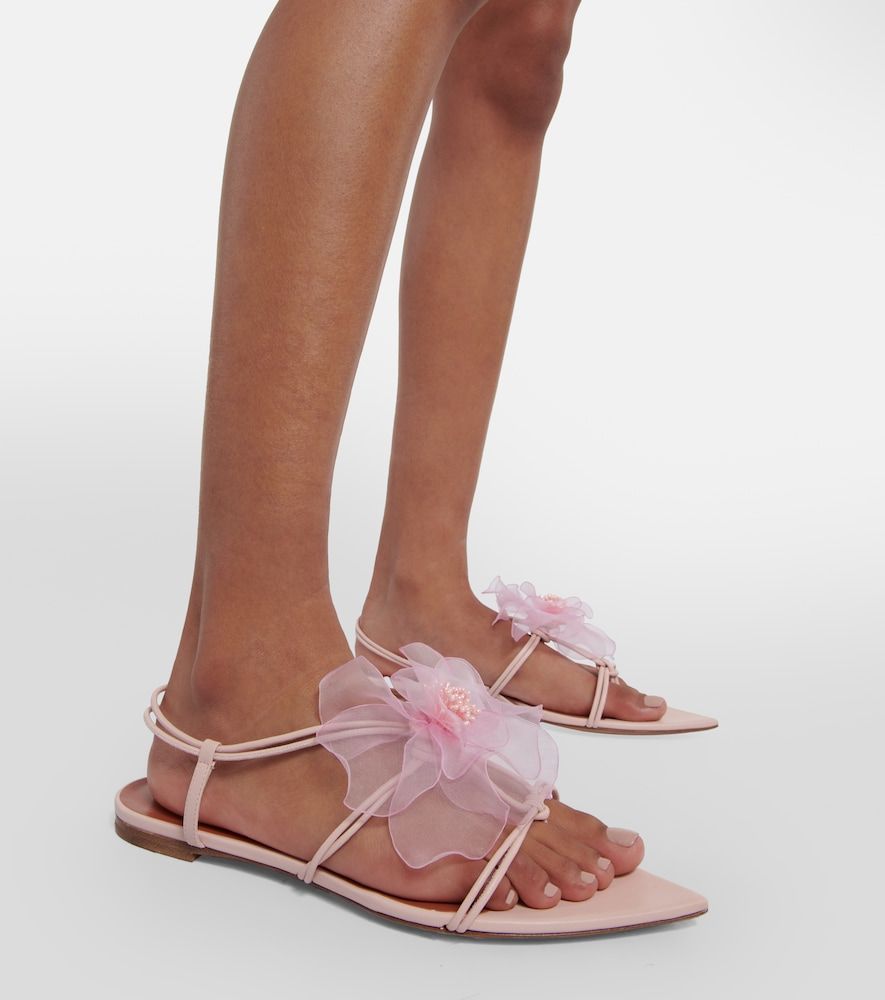 Sandali infradito in pelle - Nensi Dojaka - Modalova