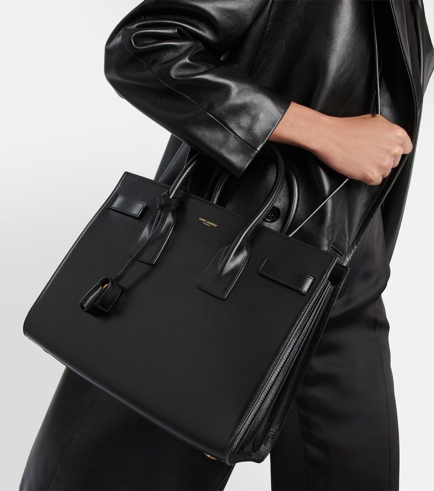 Tote Bag Sac De Jour Small aus Leder - Saint Laurent - Modalova