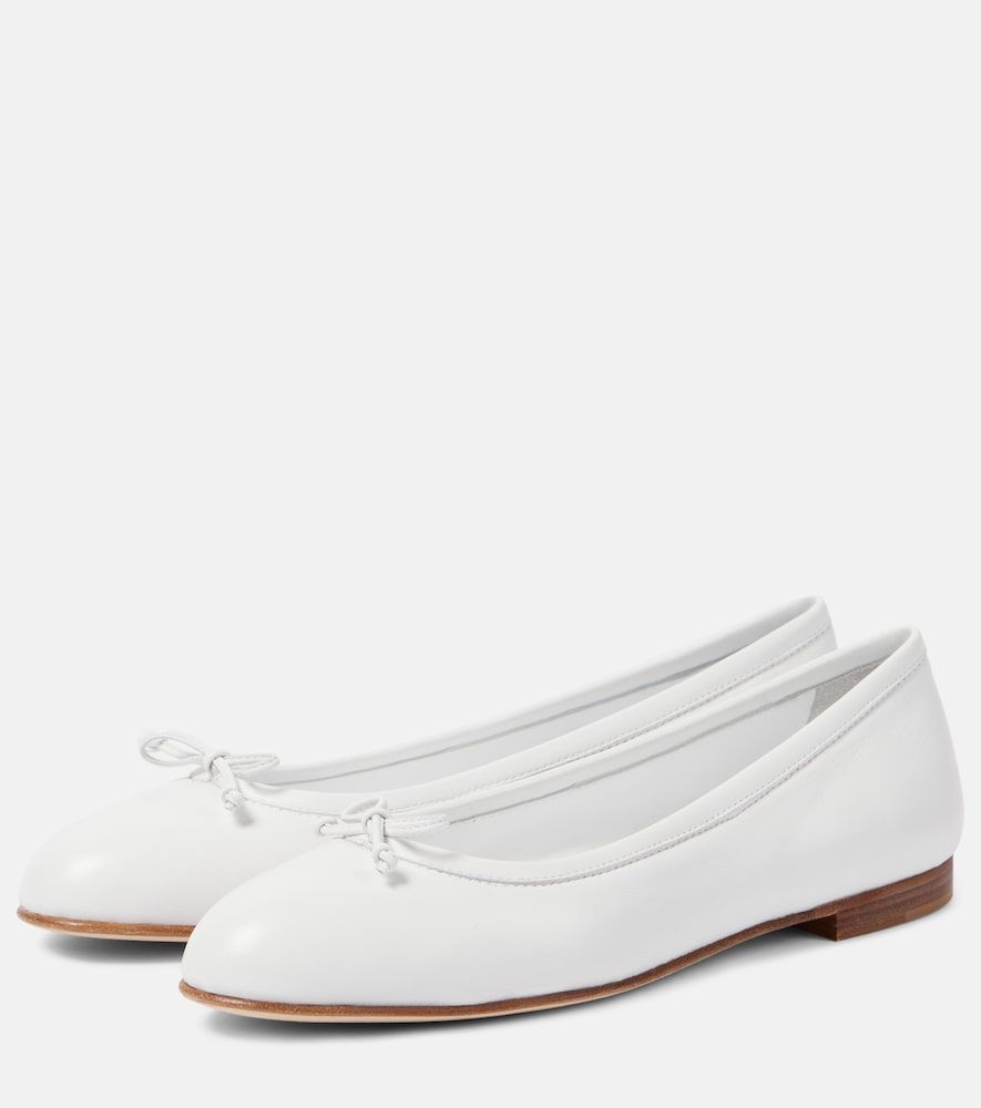Ballerinas Veralli aus Leder - Manolo Blahnik - Modalova