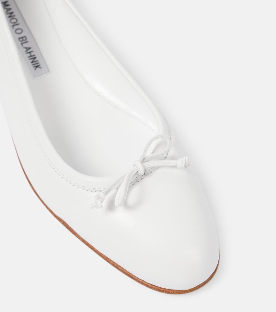 Ballerinas Veralli aus Leder - Manolo Blahnik - Modalova