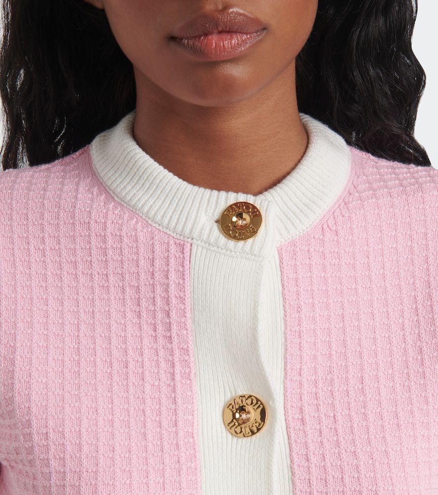Patou Waffle-knit cotton cardigan - Patou - Modalova