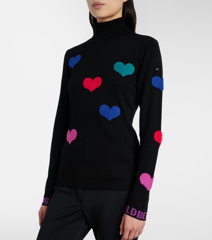 Jersey de cuello alto Bacio adornado - Goldbergh - Modalova