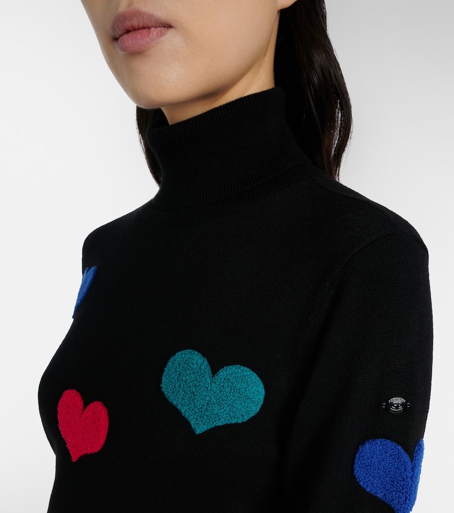 Jersey de cuello alto Bacio adornado - Goldbergh - Modalova