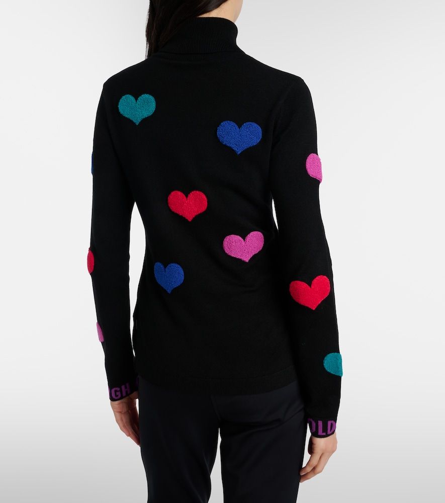 Jersey de cuello alto Bacio adornado - Goldbergh - Modalova