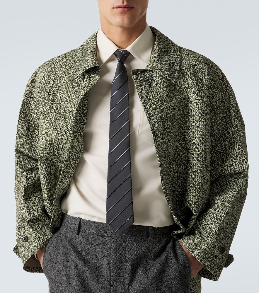 Krawatte Horsebit aus Seiden-Jacquard - Gucci - Modalova