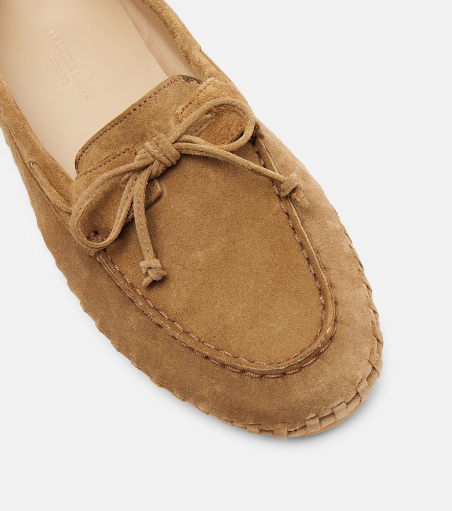 Le Monde Béryl Mocassini Driver in suede con ricamo - Le Monde Beryl - Modalova