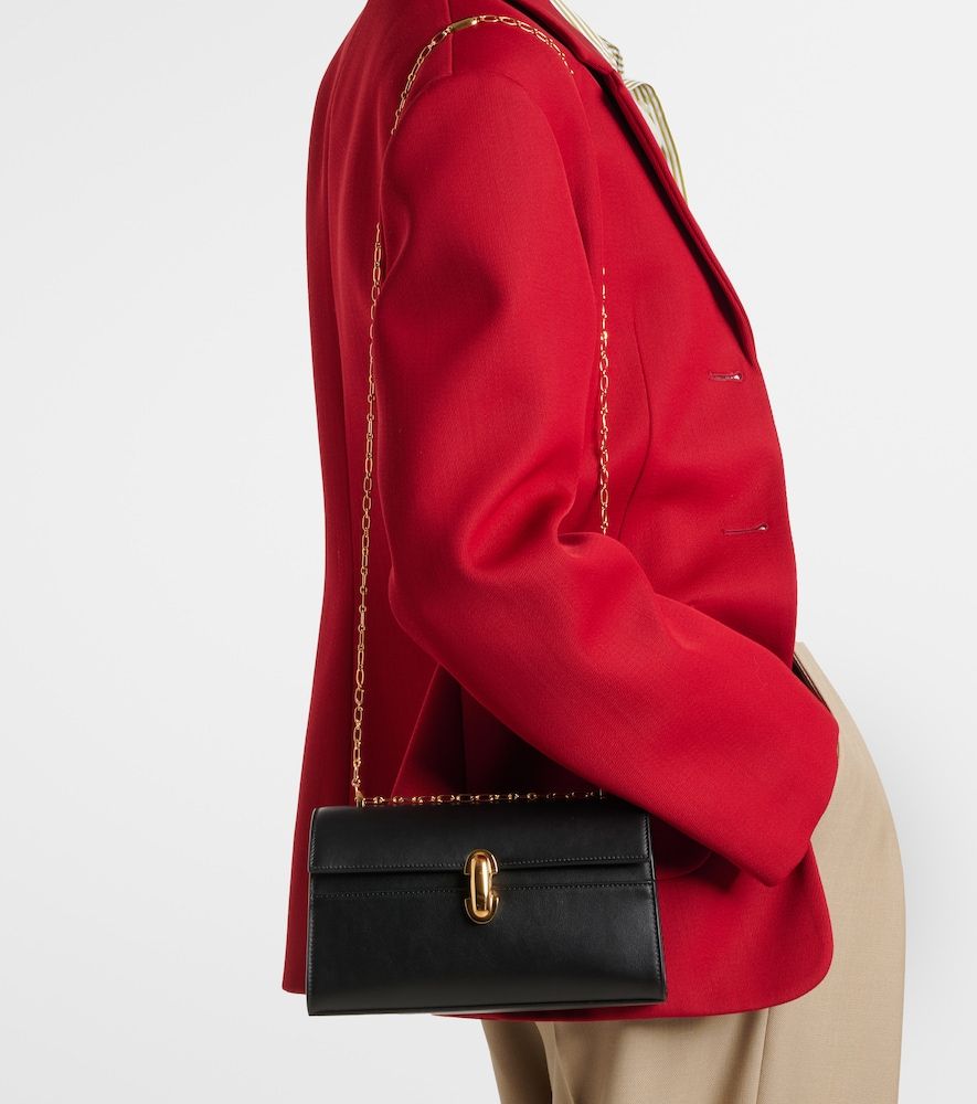 Borsa a tracolla Symmetry Chain Mini in pelle - Savette - Modalova