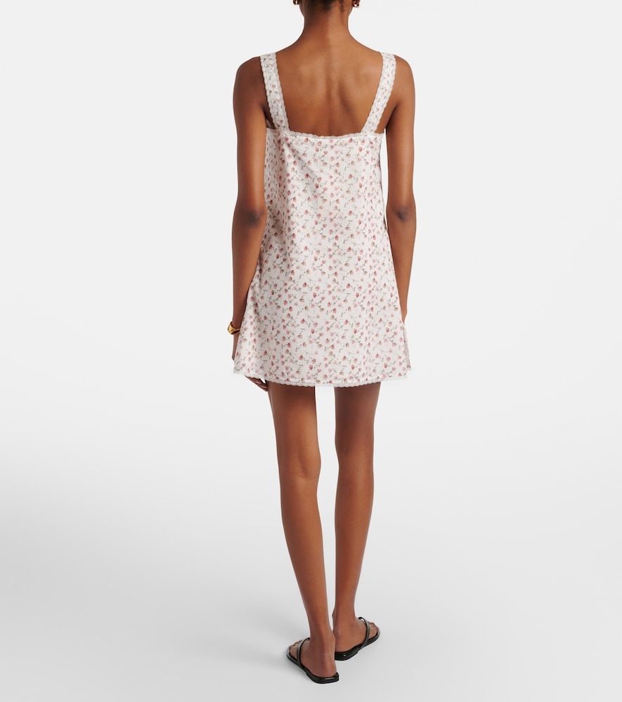 Vestido corto Charlotte de algodón floral - Posse - Modalova