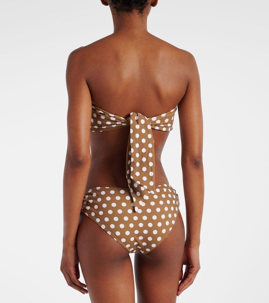 Coronada polka-dot bandeau bikini top - Marysia - Modalova
