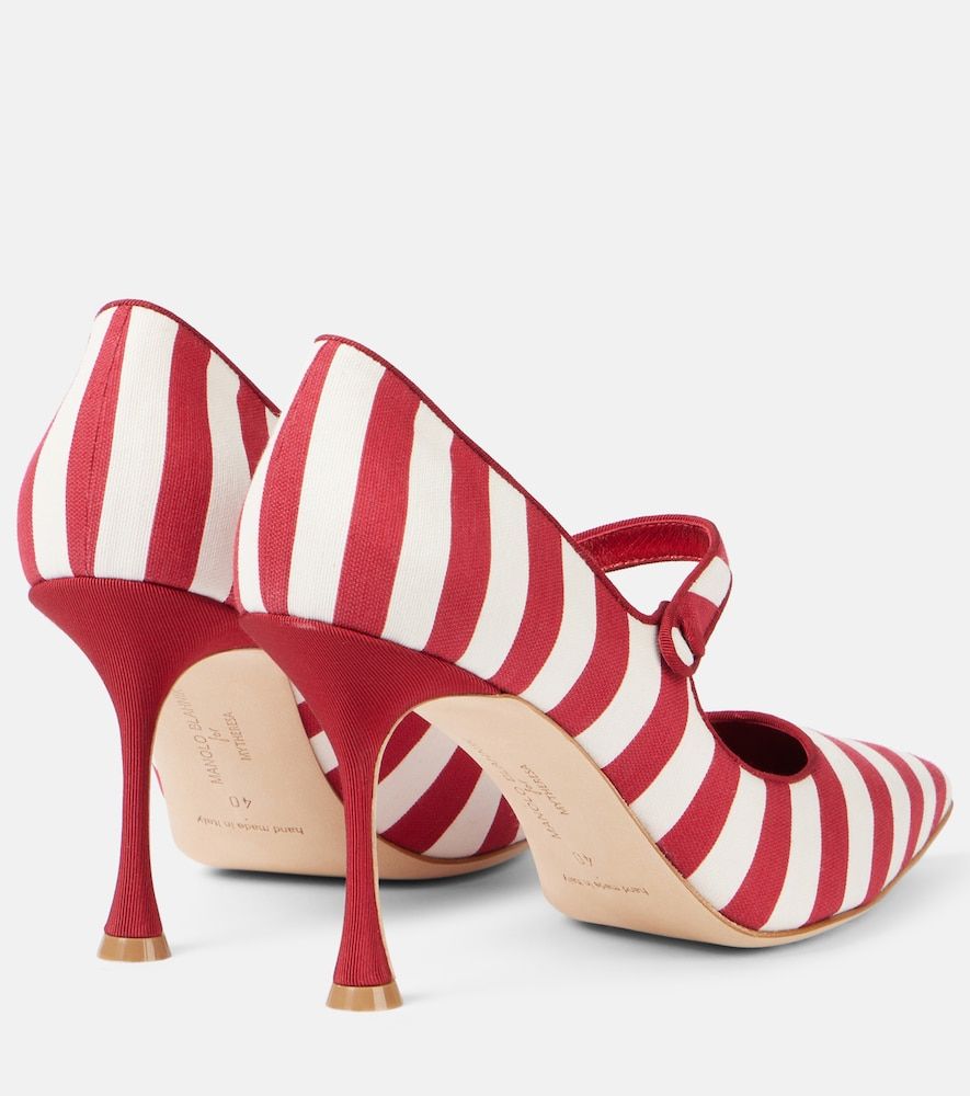 Mary-Jane-Pumps Campari - Manolo Blahnik - Modalova