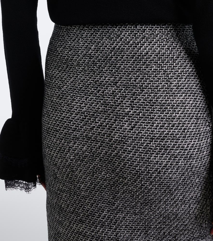 Wool-blend tweed pencil skirt - Nina Ricci - Modalova