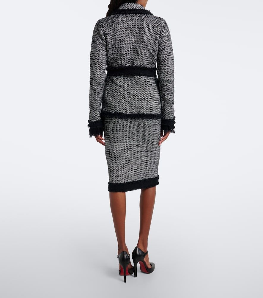 Wool-blend tweed pencil skirt - Nina Ricci - Modalova