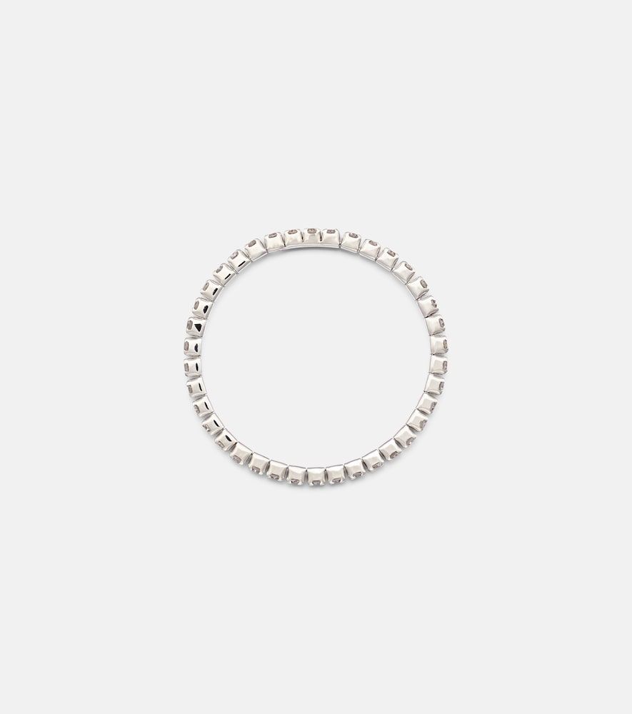 Anillo Single Thread de oro blanco de 18 ct con diamantes - Shay Jewelry - Modalova