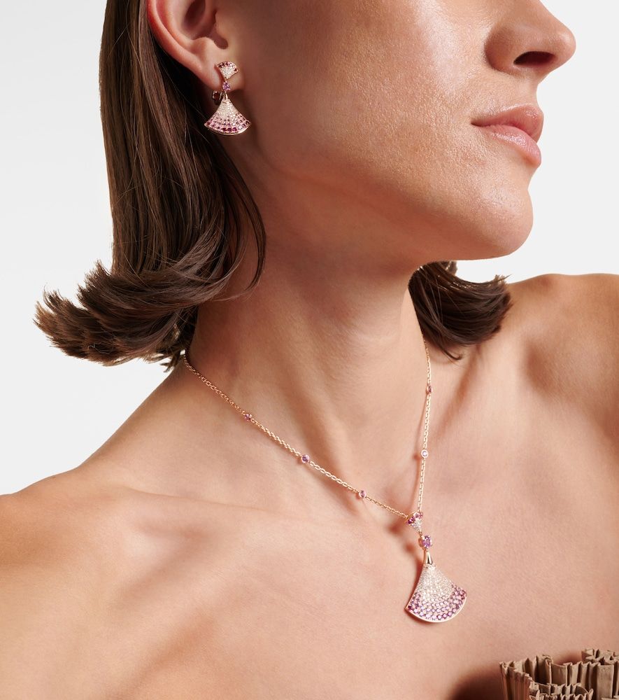 Orecchini Divas' Dream in oro 18kt con pietre preziose - Bvlgari - Modalova