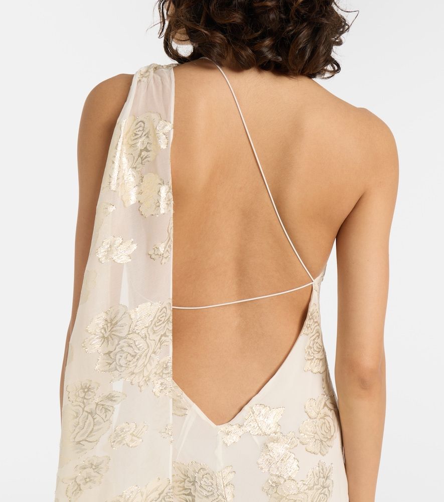 Vestido largo Ava de malla de seda - Alexandra Miro - Modalova
