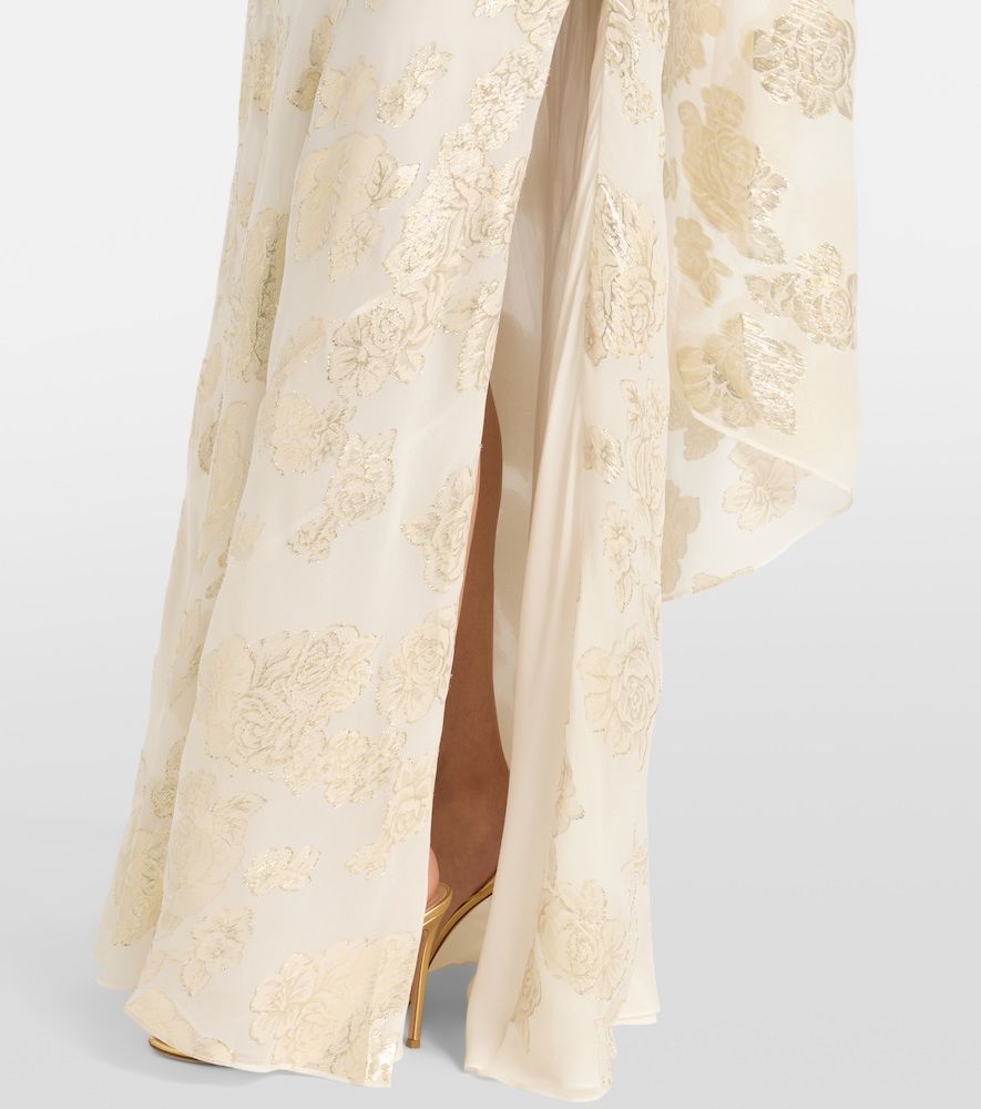 Vestido largo Ava de malla de seda - Alexandra Miro - Modalova