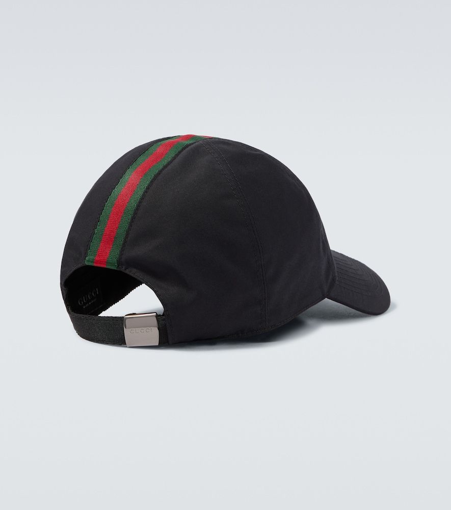 Web Stripe canvas baseball cap - Gucci - Modalova