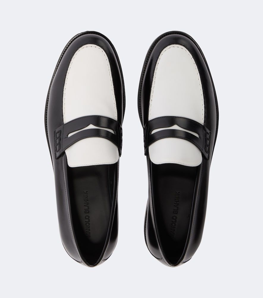 Loafers Perry aus Leder - Manolo Blahnik - Modalova