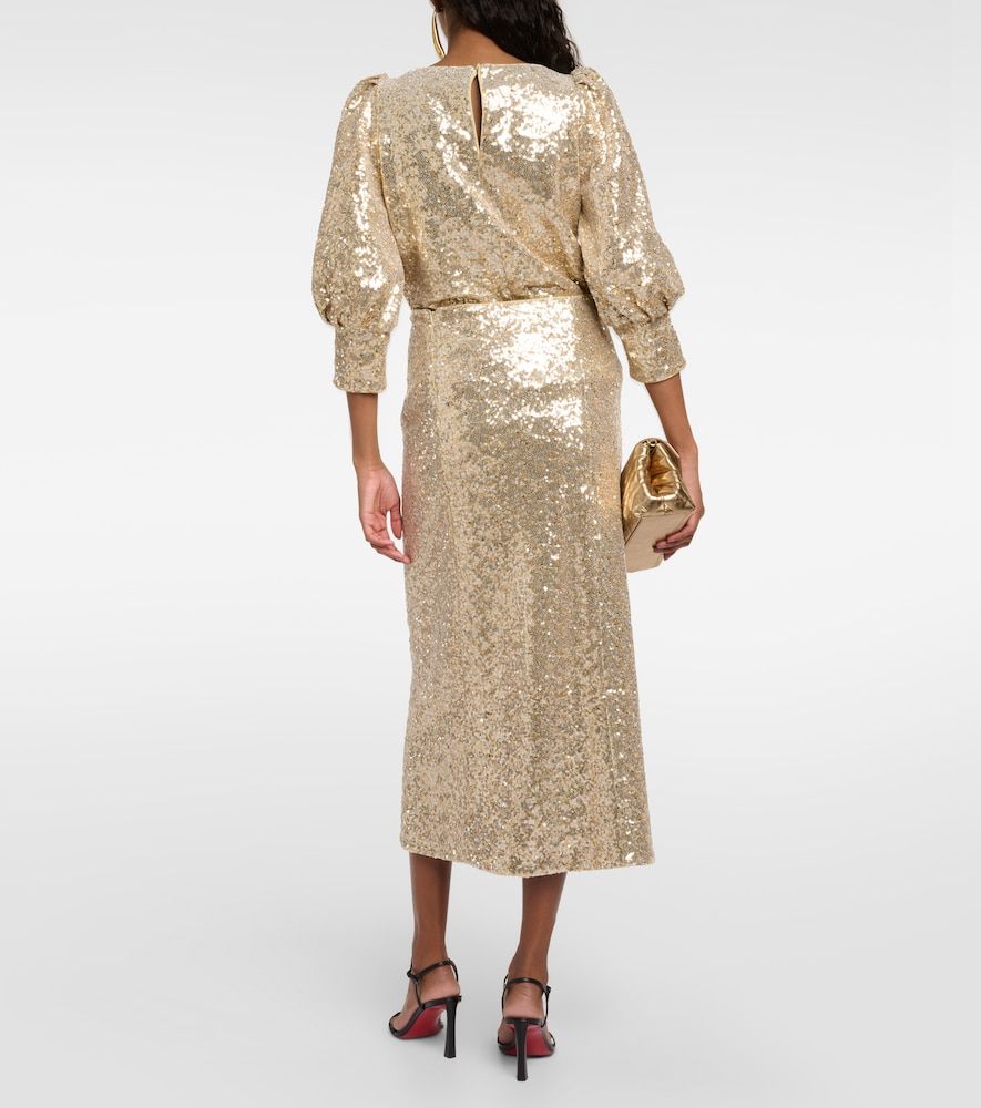 Falda midi con lentejuelas - Dorothee Schumacher - Modalova
