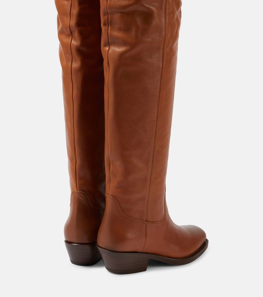 Stivali over-the-knee Amati in pelle - Isabel Marant - Modalova