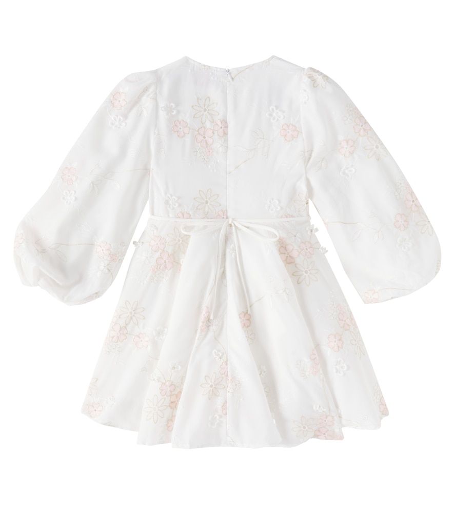 Vestido de algodón con manga abullonada - Petite Amalie - Modalova