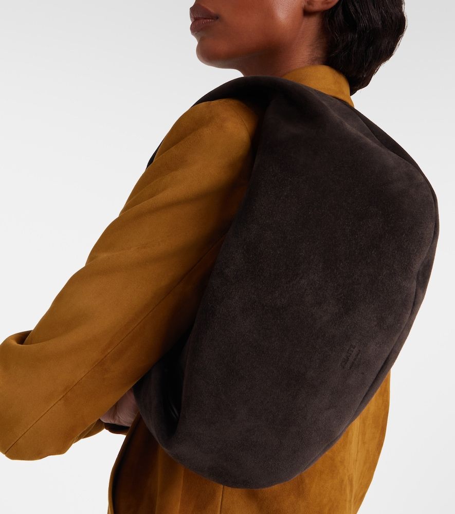 Borsa a spalla Olivia Medium in suede - Khaite - Modalova