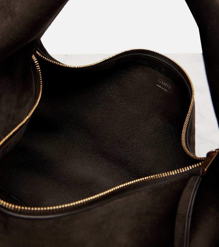 Borsa a spalla Olivia Medium in suede - Khaite - Modalova
