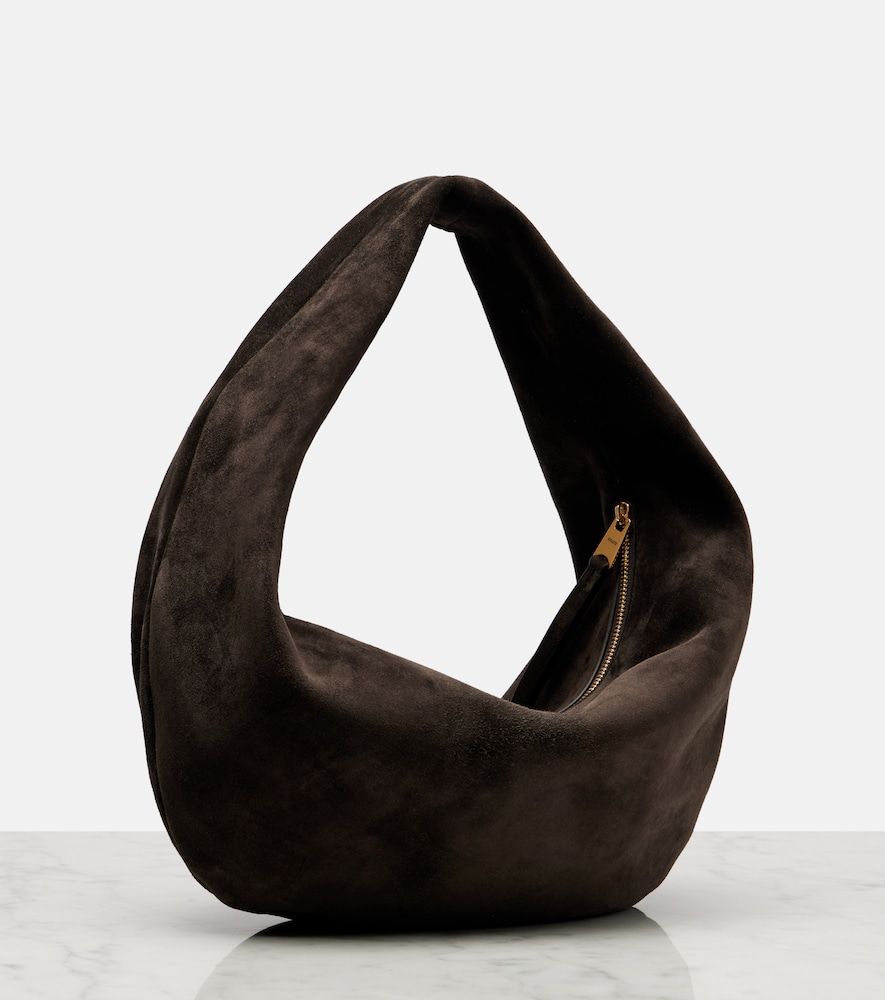 Borsa a spalla Olivia Medium in suede - Khaite - Modalova