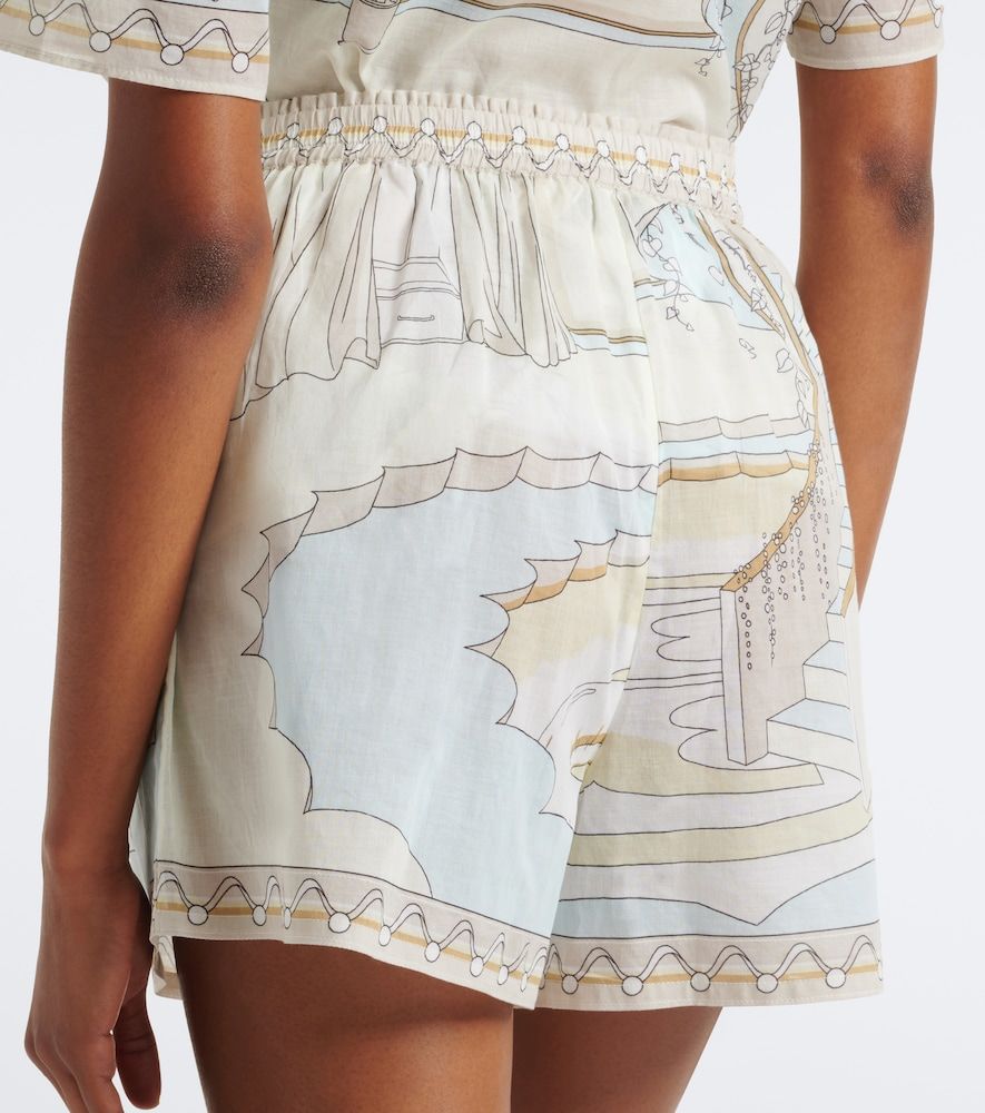 Shorts de algodón estampados - Tory Burch - Modalova