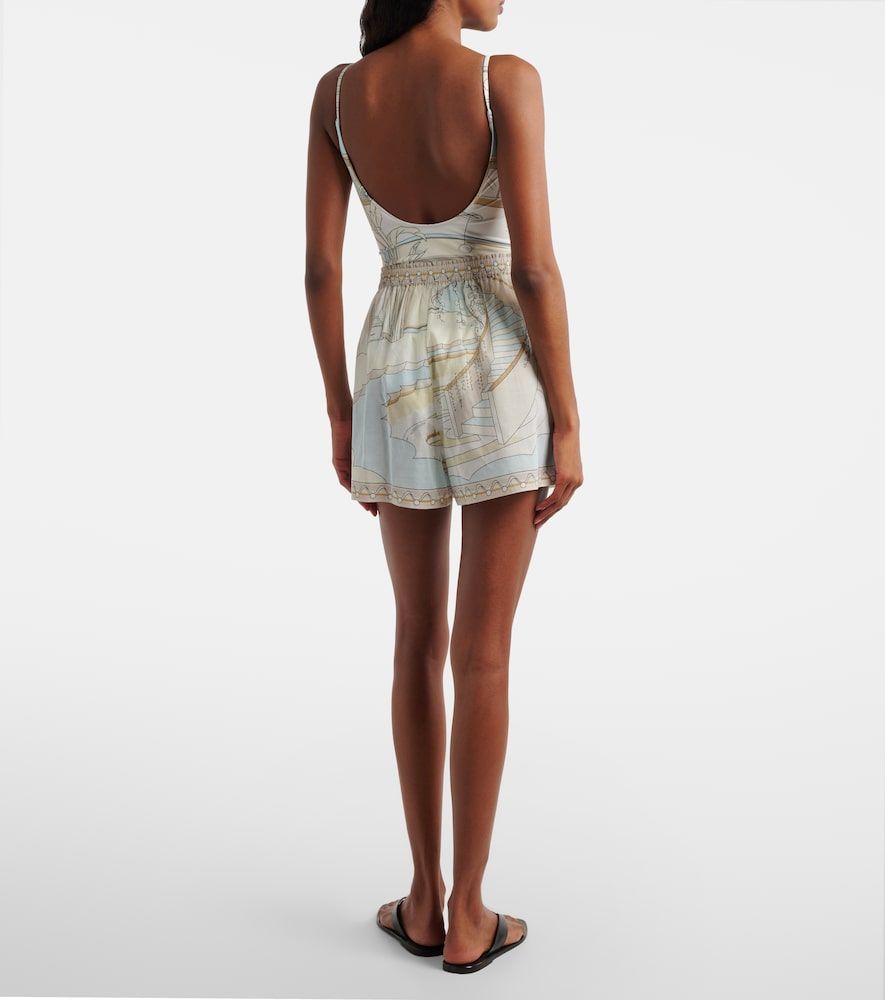 Shorts de algodón estampados - Tory Burch - Modalova
