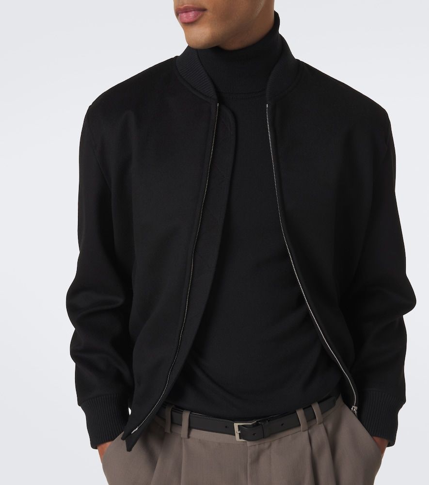 Jersey de lana virgen con cuello alto - Slowear - Modalova