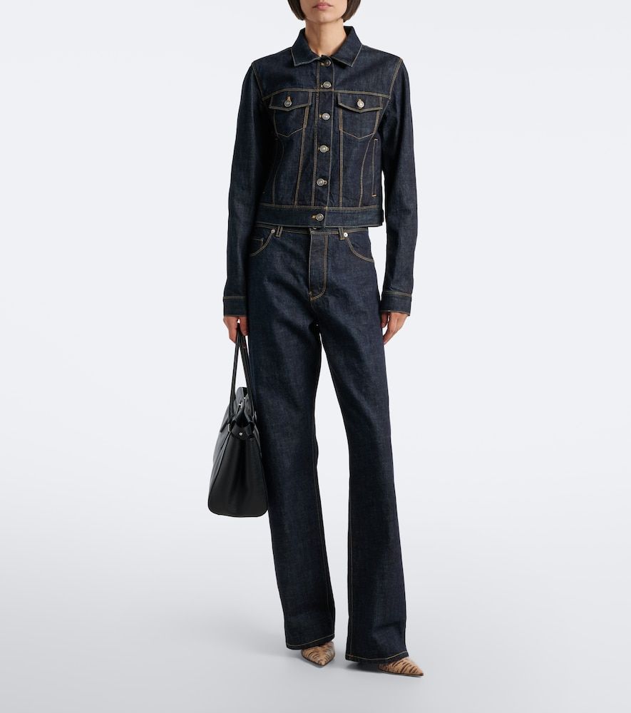 Fendi Giacca di jeans cropped - Fendi - Modalova