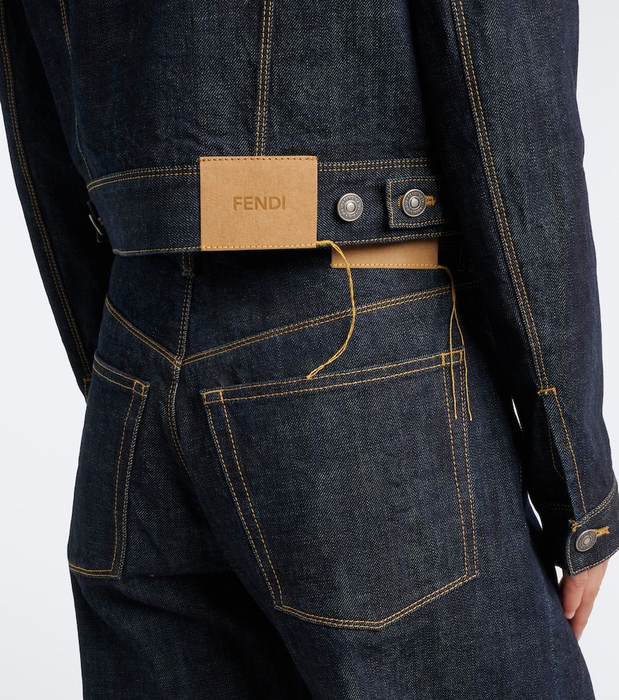 Fendi Giacca di jeans cropped - Fendi - Modalova